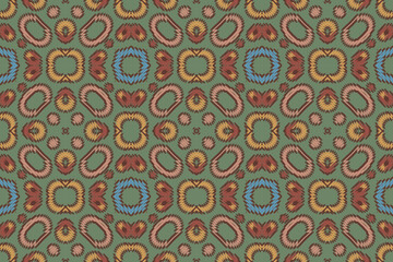 Mexican ethnic  pattern, geometric seamless background, vector tribal design. Mexico Aztec, Maya or African and Mexican native ornament or boho motif pattern for borders and frames
Captions are 