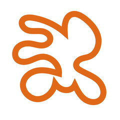 Abstract outlines shapes vector 