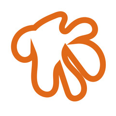 Abstract outlines shapes vector 