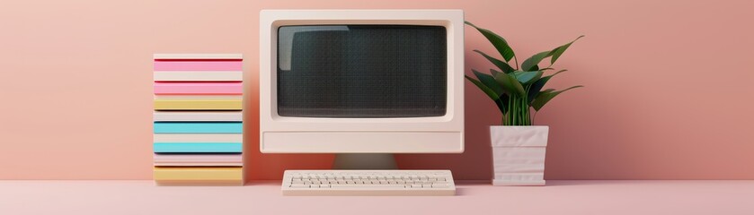 Retro Computing Nostalgia: Classic Computer and Books