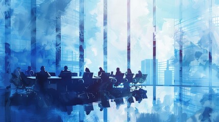 Glass-Walled Conference: Decision-Making Under Transparency