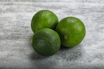 Green sour tropical Lime fruit