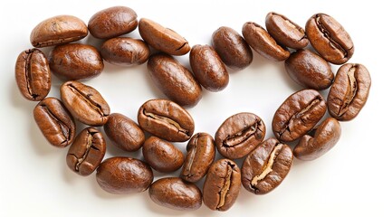 coffee beans isolated