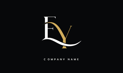 YE, EY, Y, E Abstract Letters Logo Monogram