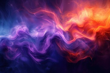 Obraz premium Colorful Abstract Background in Purple, Blue, and Orange Hues