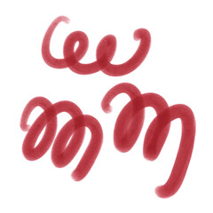 Aquarelle Abstract Squiggly Wavey Decor