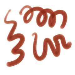 Aquarelle Abstract Squiggly Wavey Decor