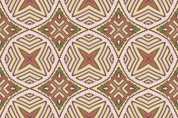 Aztec African Geometric Pattern. Red Purple and White Colorful Traditional embroidery. Design for print texture. Border background for wallpaper, wrapping paper