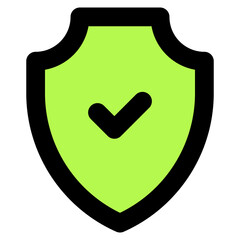 Vector Icon Shield, Protection, Security, Verified, Defense, Secure