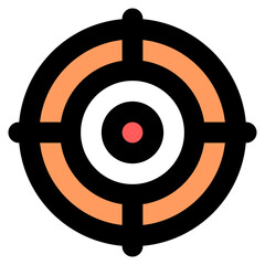 Vector Icon Target, Shoot, Focus, Calibrate, Aim, Tracker