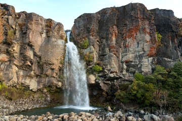 the Taranaki Falls