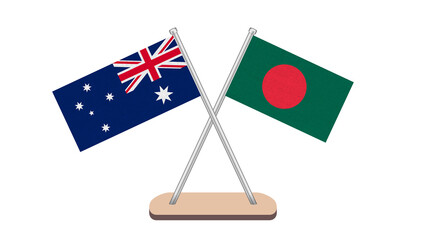 Bangladesh Australia Flag