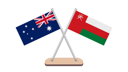 Oman Australia Flag