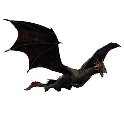 3d render dragon mythological creature