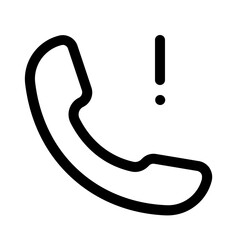 warning call line icons, perfect for website and mobile apps ui projects