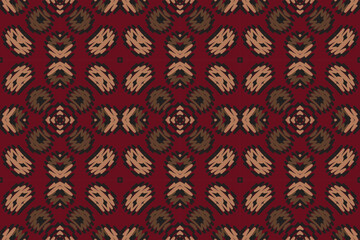 Geometric ethnic oriental seamless pattern traditional Design for background, carpet, wallpaper, clothing, wrapping, Batik, fabric, vector, illustration, boho embroidery style.