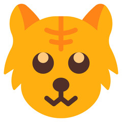 sick, cat, animal, wildlife, cat emoji Icon