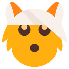 injured, cat, animal, wildlife, cat emoji Icon