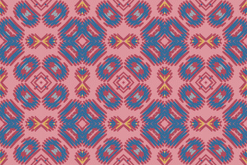 Aztec African Geometric Pattern. Red Purple and White Colorful Traditional embroidery. Design for print texture. Border background for wallpaper, wrapping paper