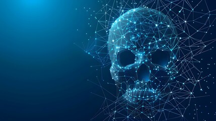 low poly skull tech 