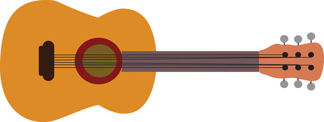 A vector art of a guitar.