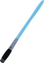 A vector art of a light saber.