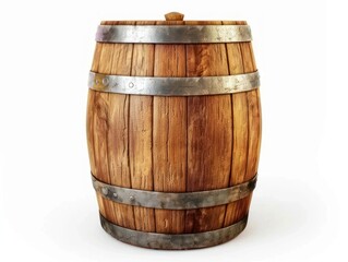 Obraz premium Vintage Wooden Barrel