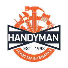 Home Maintenance Logo vectors, Handyman logo design