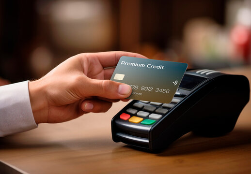 Credit Card Mockup With Generative AI
