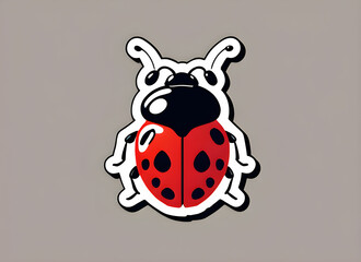 Fototapeta premium ladybug generative ai
