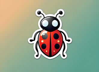 Fototapeta premium ladybug generative ai