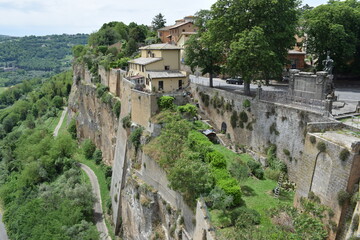 Orvieto, panorama e via