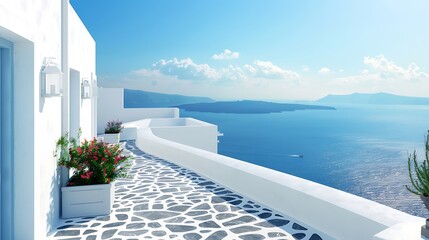 Fototapeta premium Balcony with a View