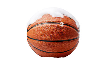 Frosty Basketball Dreams on White or PNG Transparent Background.