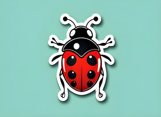 Obraz premium ladybug generative ai