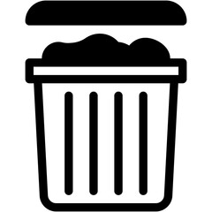 Vector Icon Garbage, Trash, Delete, Rubbish, Waste