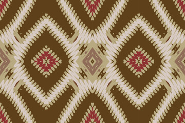 Seamless geometric ethnic asian oriental and tradition pattern design for texture and background. Silk and fabric pattern decoration for carpet, Thai clothing, wrapping and wallpaper