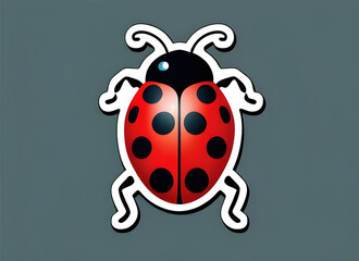 Obraz premium ladybug generative ai