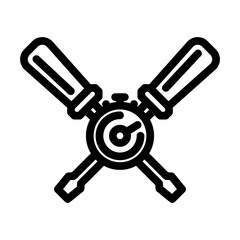 Obraz premium quick assembly product label caution line icon vector. quick assembly product label caution sign. isolated contour symbol black illustration