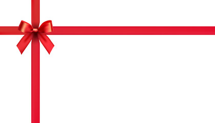 red bow design material