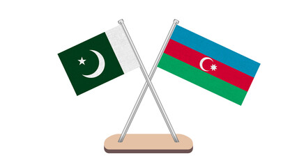 Azerbaijan Pakistan Flag