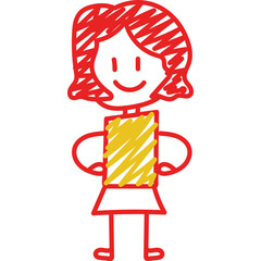 Hand Drawn Stikman Line