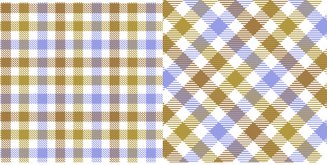 Vector checkered pattern. Tartan, textured seamless twill for flannel shirts, duvet covers, other autumn winter textile mills. Vector Format	