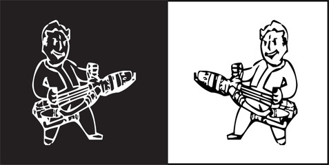  IIlustration Vector graphics of Pip Boy  icon