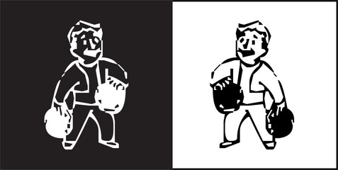  IIlustration Vector graphics of Pip Boy  icon