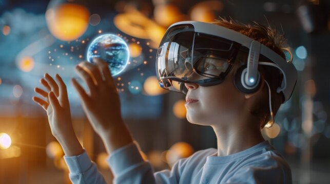 Exploring the Solar System: Gen Alpha Kids' Interactive AR Space Education Adventure