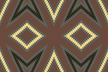 Seamless geometric ethnic asian oriental and tradition pattern design for texture and background. Silk and fabric pattern decoration for carpet, Thai clothing, wrapping and wallpaper