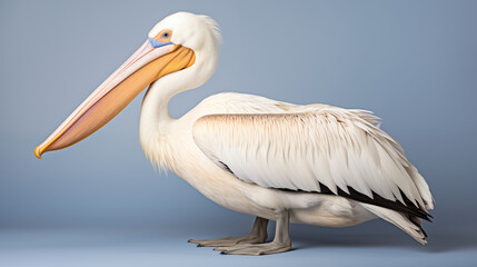 Obraz premium Pelican isolated on white background.