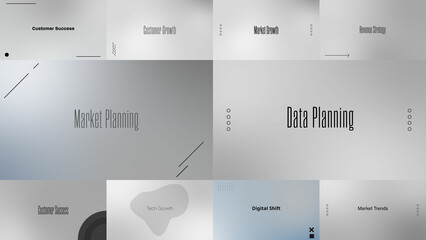 Clean Promo Pack | 10 Motion Titles with Control Panels