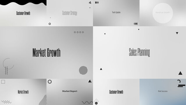 Clean Motion Text Pack | 10 Motion Titles with Control Panels